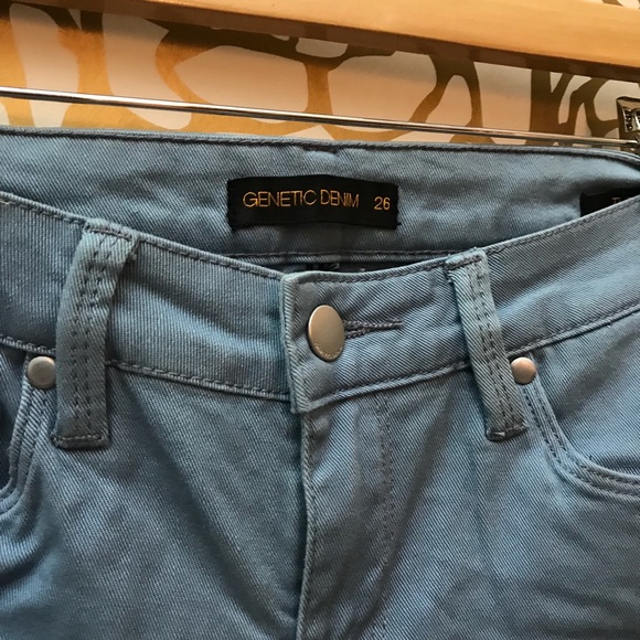 ✨ Genetic Denim Two Tone Light Dark Skinny Jeans - Picture 4 of 7